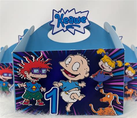 Rugrats Favor Box Rugrats Goodie Box Rugrats Custom Gable Box