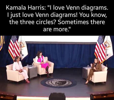 Kamala Harris I Love Venn Diagrams I Just Love Venn Diagrams You