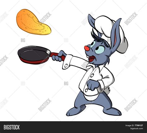 Bunny Cooking Vector And Photo Free Trial Bigstock