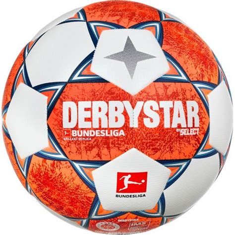 Derbystar Fu Ball Brillant Aps Replica Bundesliga Wei Blau