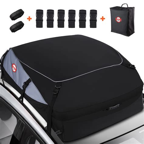 Buy Car Rooftop Cargo Carrier Roof Bag 20 Cubic Feet Waterproof Soft