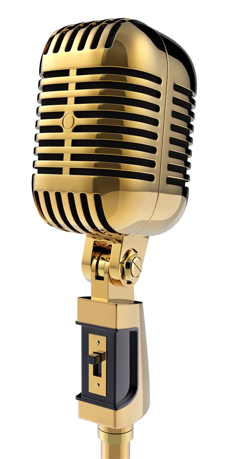 D Retro Microphone Png