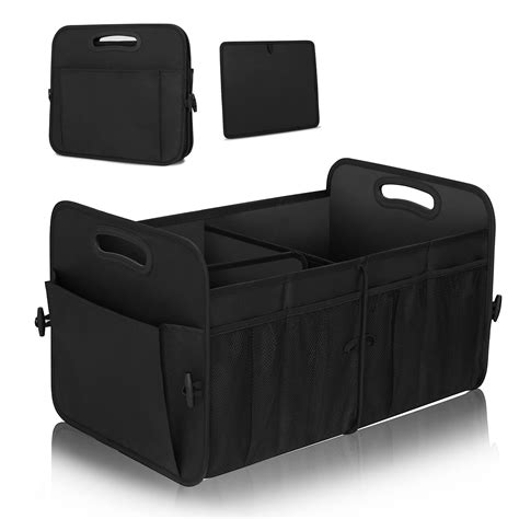 Femuar Car Trunk Organizer Car Storage Organizer With L Large