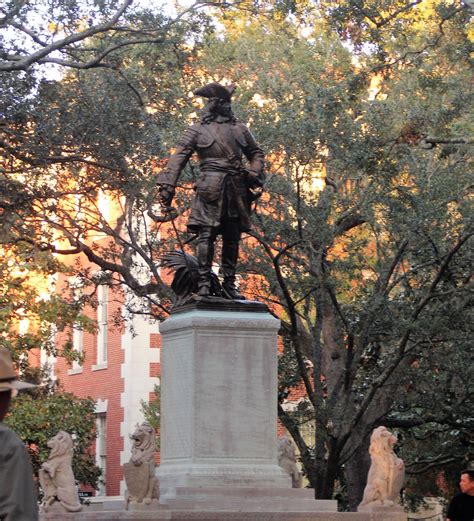 James Oglethorpe Statue In Savannah Georgia He Was The Founder Of