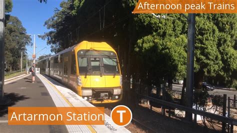 Sydney Rails Vlog 14 Artarmon Station Afternoon Peak Trains Youtube