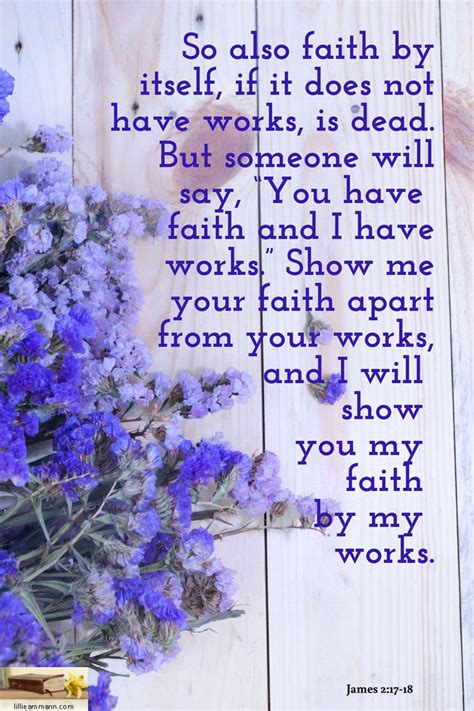 James 217 18 So Also Faith By Itself If It Does Not Have Works Is