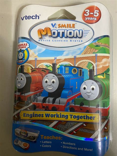 New Vtech V Motion Thomas And Friends Engines Working Together V Smile 3 5 Years Ebay