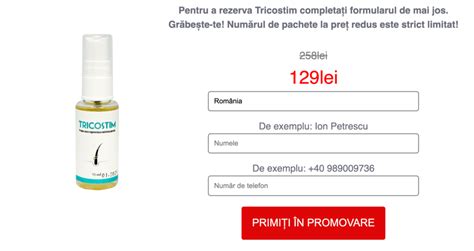 Tricostim Sigur și eficient De unde să cumpăr Recenzii Preț Romania