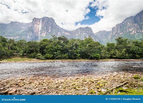 View of Angel Falls, Canaima National Park Stock Image - Image of ...