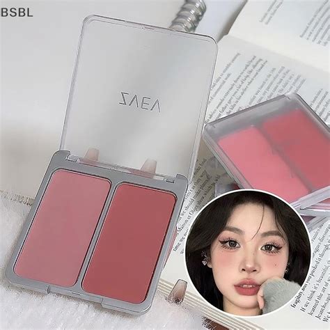 BSBL Girl Blush แตงหนาสแดง Nude แตงหนาธรรมชาต Matte Milk Tea สสม Long Lasting Rouge ส