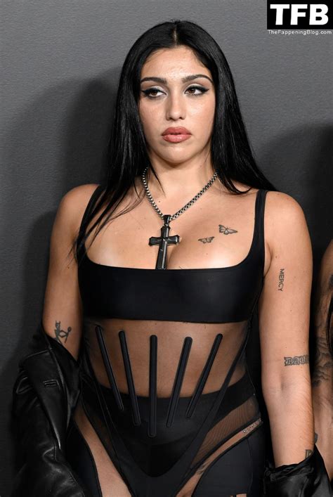 Lourdes Leon Shows Off Her Sexy Tits At The “thierry Mugler Couturissime” Brooklyn Museum