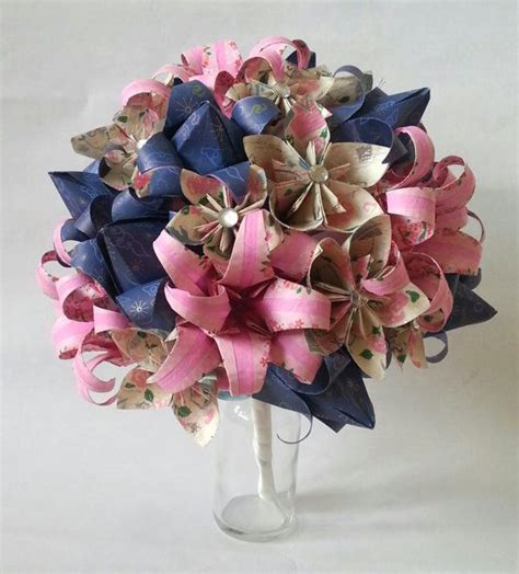 Paper Flower And Origami Wedding Bouquets And By Lilybellekeepsakes Paper Flowers Wedding