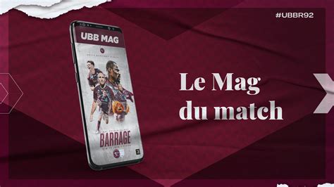 L UBB Mag du Barrage Actualités Union Bordeaux Bègles UBB Rugby