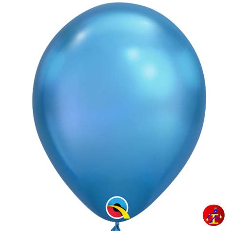 PALLONCINI 28cm CHROME QUALATEX BLUE Incredibile Effetto 10 Pz