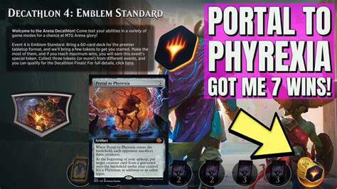 7 Wins With Portal In MTG Arena Decathlon Emblem Standard MTG Magic