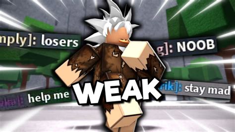 The Weakest Dummy Strikes Back Roblox The Strongest Battlegrounds