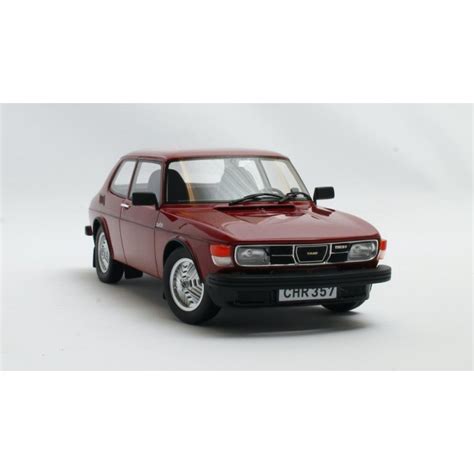 Saab 900 Turbo 1978 Red Cult Models CML095 4 Miniatures Autos Motos