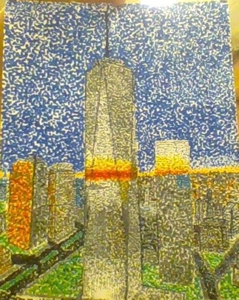 Garzelloni's Gallery: 8th Grade Art: Pointillism Landscapes