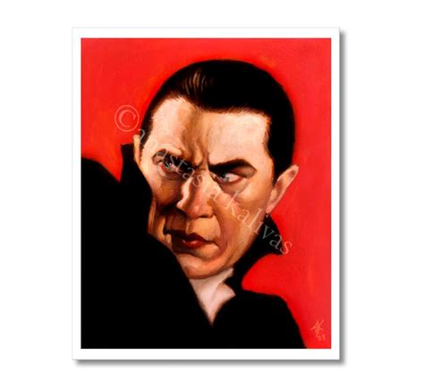 Dracula Art Print 8x10 11x14 Bela Lugosi Oil Painting Classic Horror