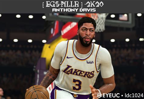 NBA 2K20 Anthony Davis Cyberface by MLLR