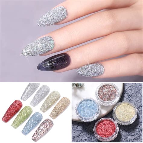 Colorant Micro Diamond Glitter Nail Sequin Acrylic Nail Flash Powder