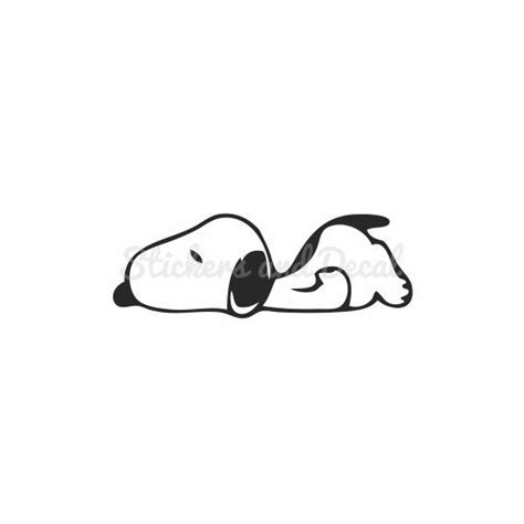 Snoopy Laying Down Printable