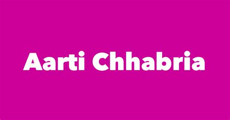 Aarti Chhabria Spouse Children Birthday And More