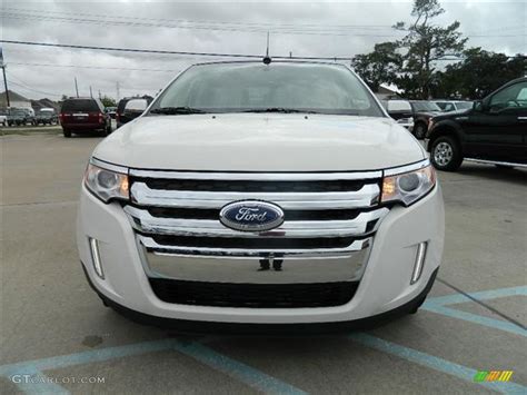 White Suede Ford Edge Sel Photo Gtcarlot Car