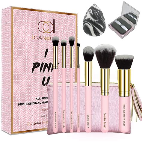 Amazon Icandoit Pcs Make Up Brushes Set With Premium Synthetic