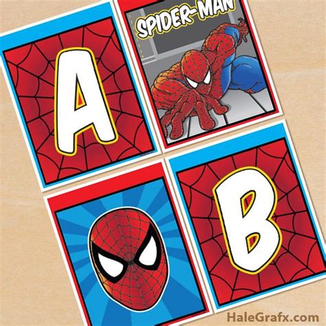 Spiderman Birthday Banner Printable Printable Word Searches