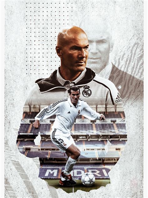 Art Zinedine Zidane Wallpaper Sticker For Sale By CallystaIndira