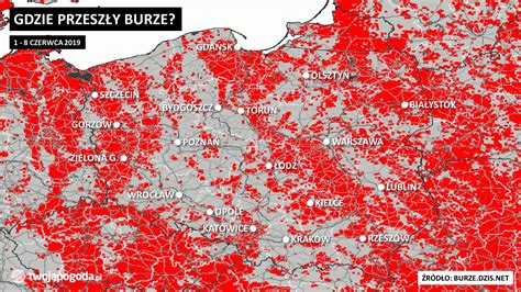 Gdzie Przesz Y Burze Twojapogoda Pl