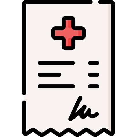 Medical Prescription Special Lineal Color Icon