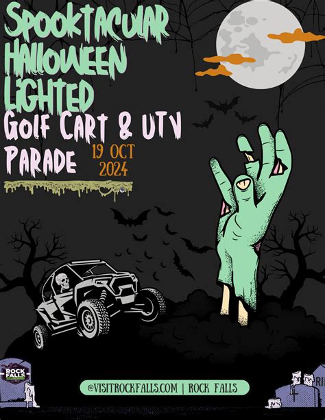 Spooktacular Halloween Lighted Golf Cart & UTV Parade | Visit Rock Falls