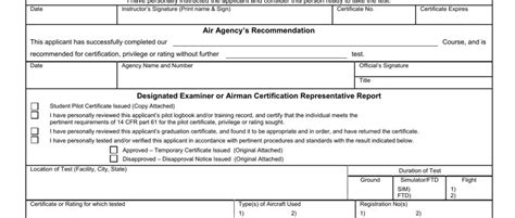 Faa Form Fill Out Printable Pdf Forms Online