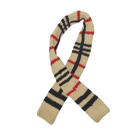 Classic Tan Plaid Pet Scarf — Chilly Dog Sweaters