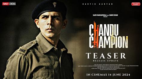 Chandu Champion Teaser Trailer Update Kartik Aryan Kabir Khan