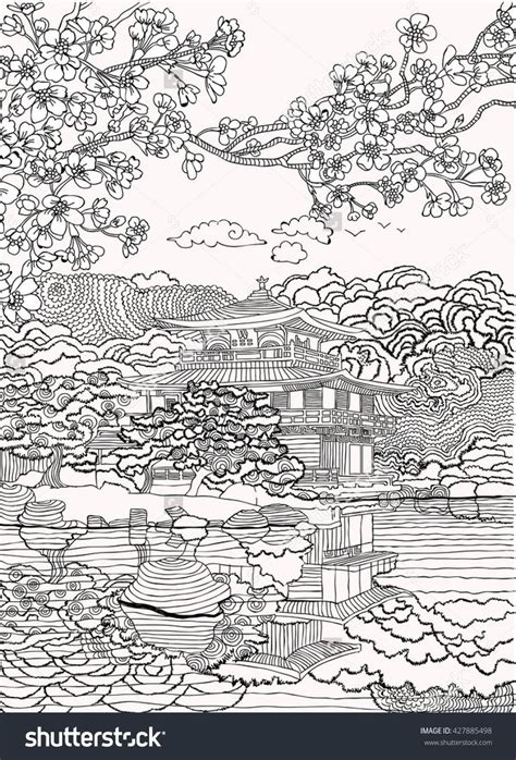 Japan Coloring Pages Shutterstock 427885498 Coloring Pages