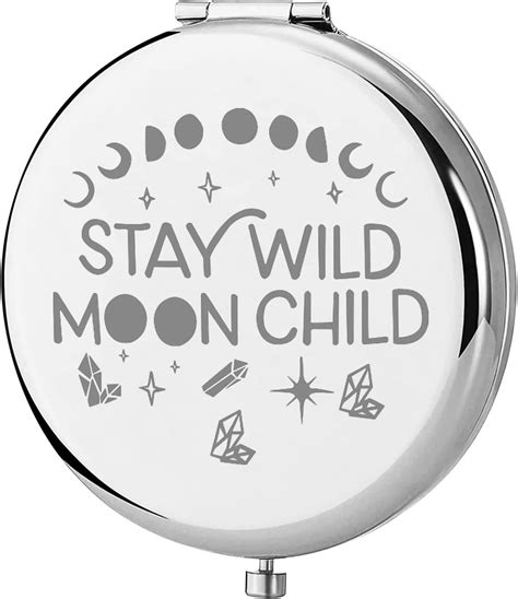 Amazon KEYCHIN Moon Phase Pocket Mirror Moon Witch Gifts Stay