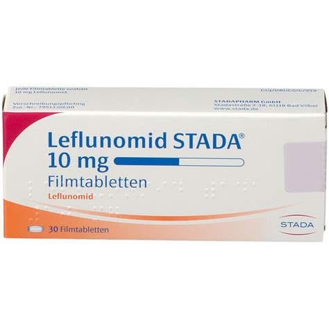 Leflunomid Stada Mg St Mit Dem E Rezept Kaufen Shop Apotheke