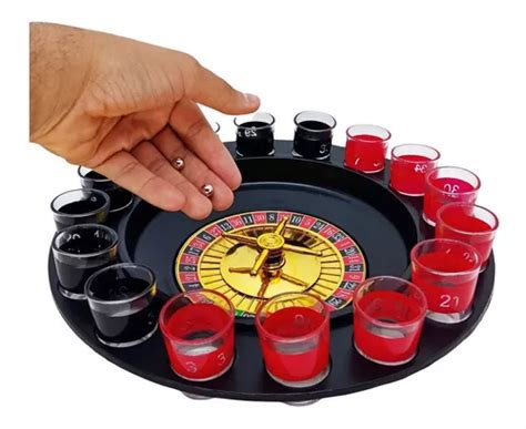 Jogo Cassino Roleta Shot 16 Copos Bebida Drink Destilado Frete Grátis