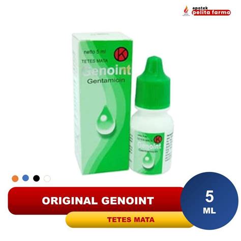 Jual GENOINT TETES MATA 5 ML DROPS di Seller Apotek Pelita Farma ...