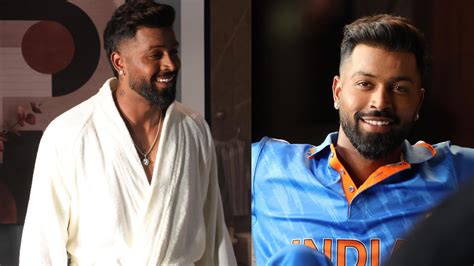 Hardik Pandya Poses In Bathrobe Females Fans Go Fluttering