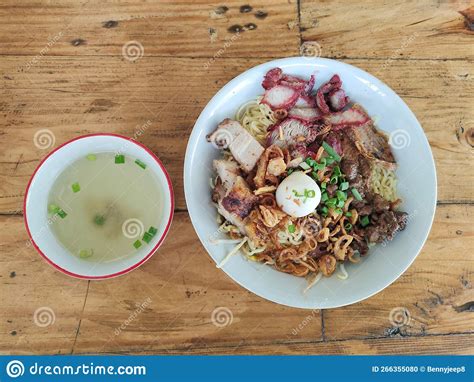 Indonesian mie medan stock photo. Image of meat, drink - 266355080