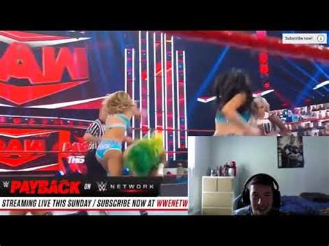 Reacting To Riott Squad Bianca Belair Vs The Iiconics Zelina Vega