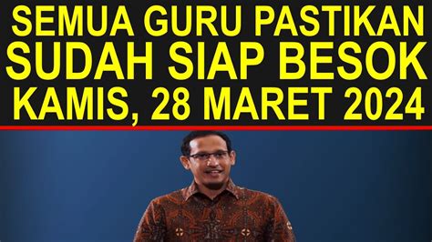 Semua Guru Dan Kepsek Sertifikasi Dan Non Sertifikasi Bersiap Besok