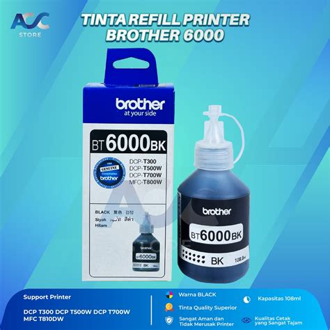 Jual Tinta Brother Bt Black Isi Ulang Printer Dcp T T W T W