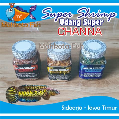 Jual SUPER SHRIMP Chana Pelet Ikan Chana Udang Kering Pakan Warna