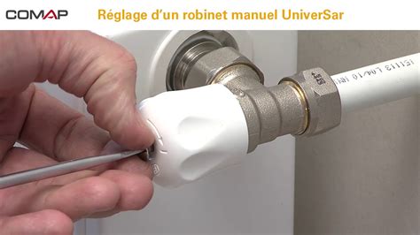 Réglage d un robinet manuel Universar YouTube