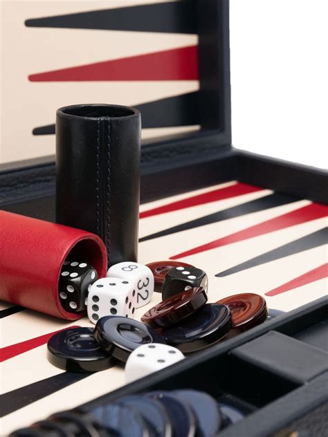 Aspinal Of London Pebbled Leather Backgammon Set Farfetch